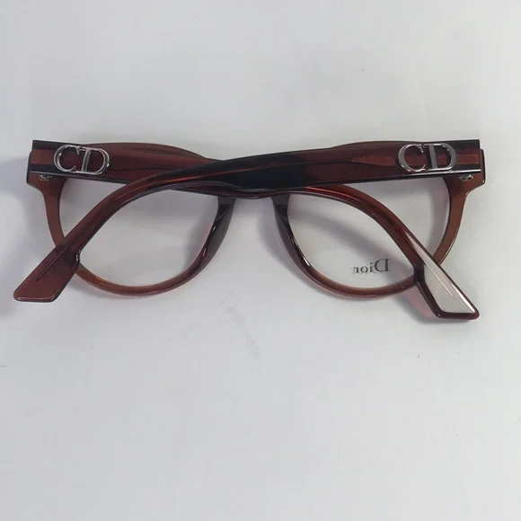 New Authentic Dior Ladies Tortoise Aviator/Pilot Eyeglass Frames DIORCD3